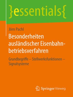 cover image of Besonderheiten ausländischer Eisenbahnbetriebsverfahren